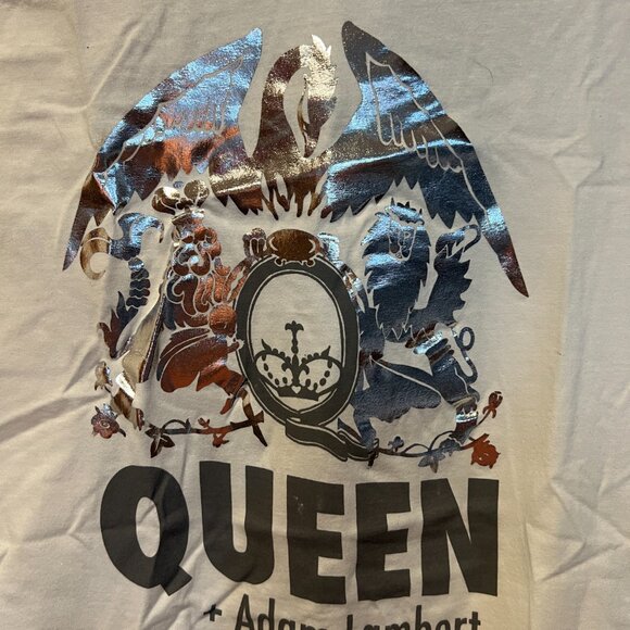 Queen - Adam Lambert Tour Tee - Womens Size Medium - NWOT TS15 - Picture 2 of 4